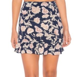 Floral Mini Skirt